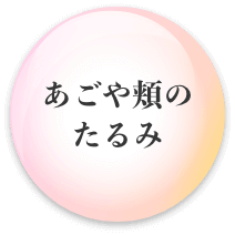 あごや頬のたるみ