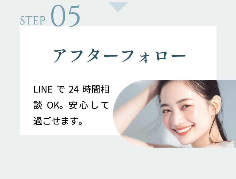 アフターフォロー
