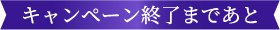 キャンペーン終了まであと