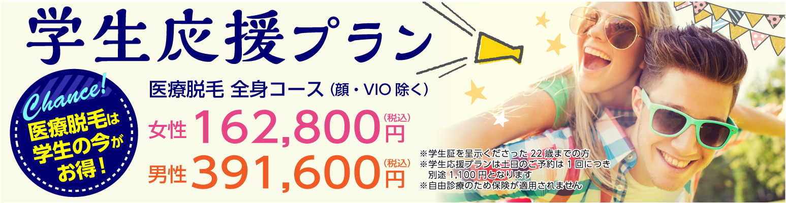 男子学生応援プラン